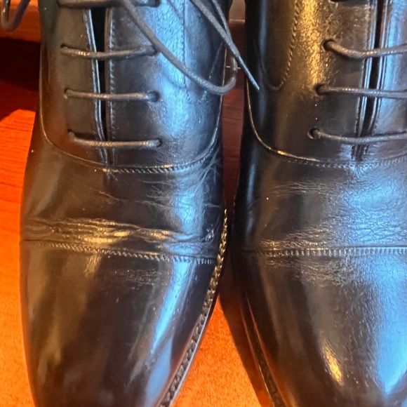 Beckett Simonon black cap toe shoes 9 1/2 main image 11